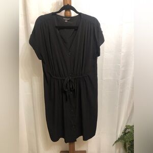 Rock & Republic Black Midi Dress